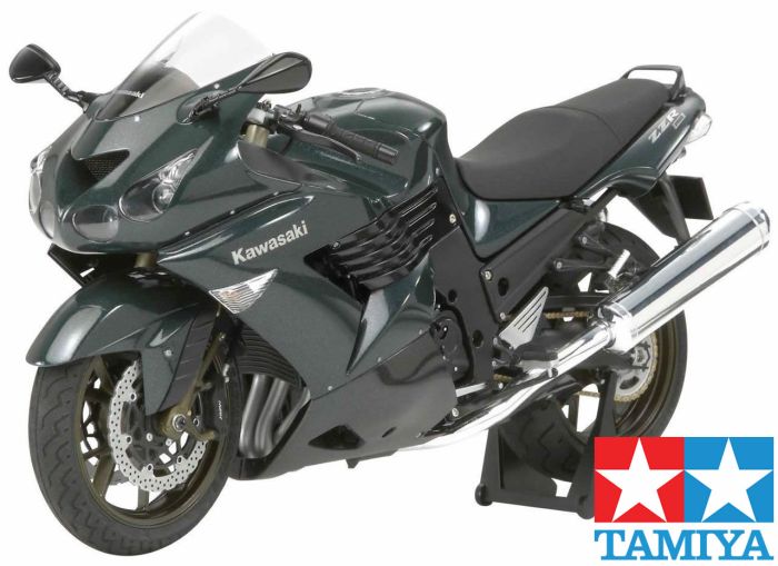 TAMIYA 14111 KAWASAKI ZZR1400 MOTORBIKE KIT 1/12 SCALE