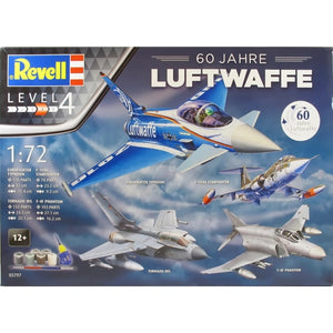 Revell 05797 Model Set. "60th Anniversary German Luftwaffe" (4 model kits in box)