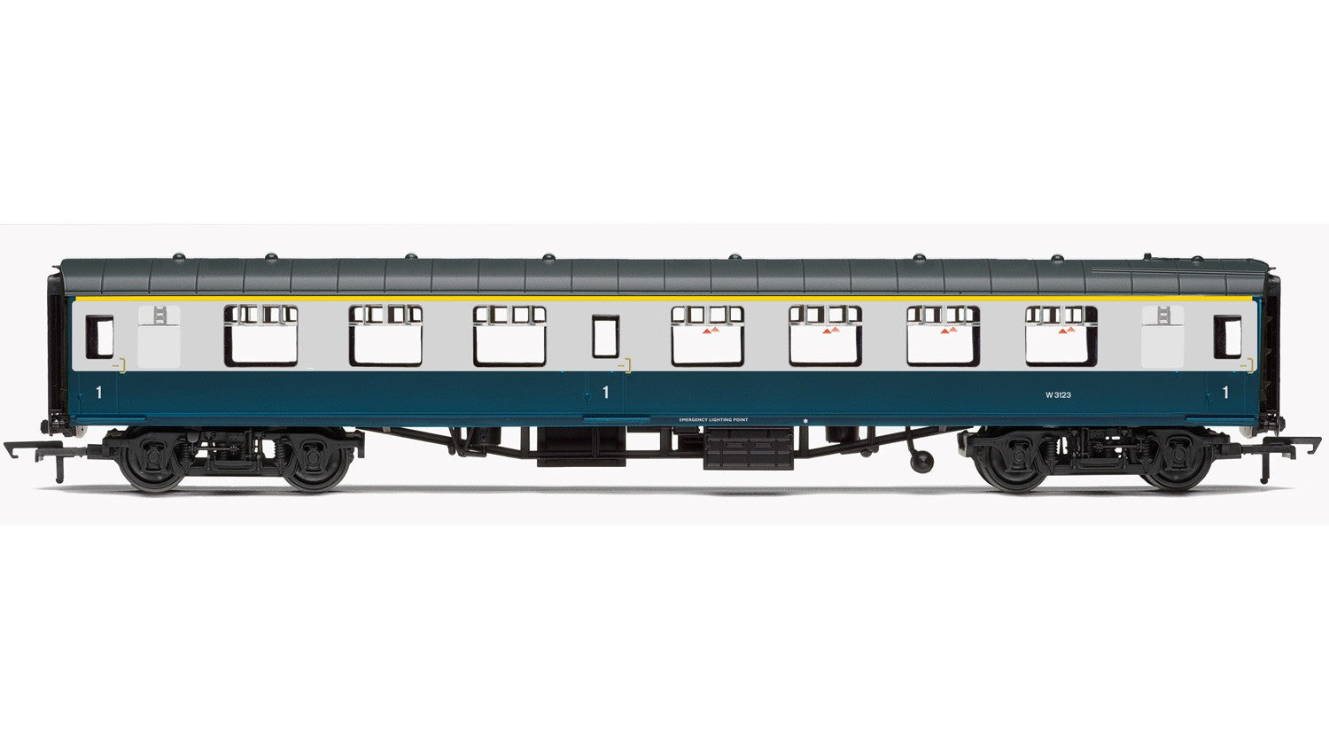 Hornby R4778 BR  Mk1 First Open  W3123 - Era 7