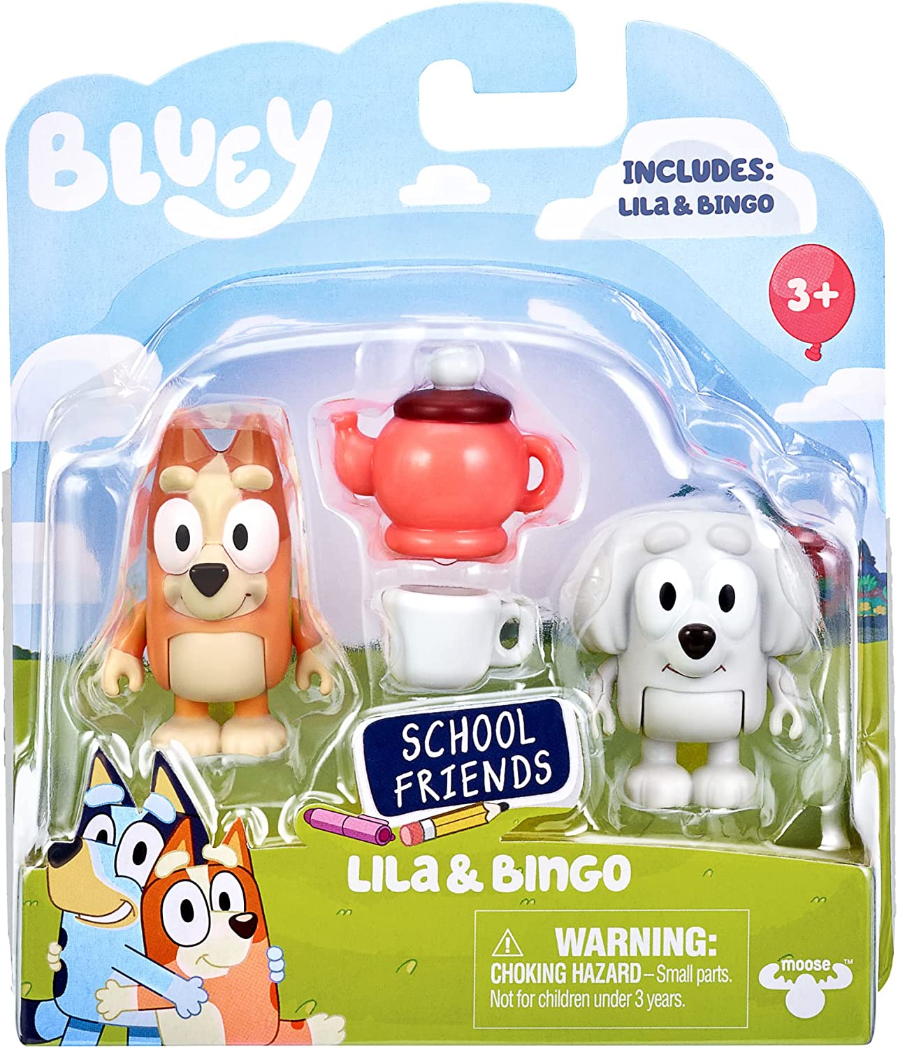 BLUEY 17343 LILA & BINGO 2 FIGURE PACK