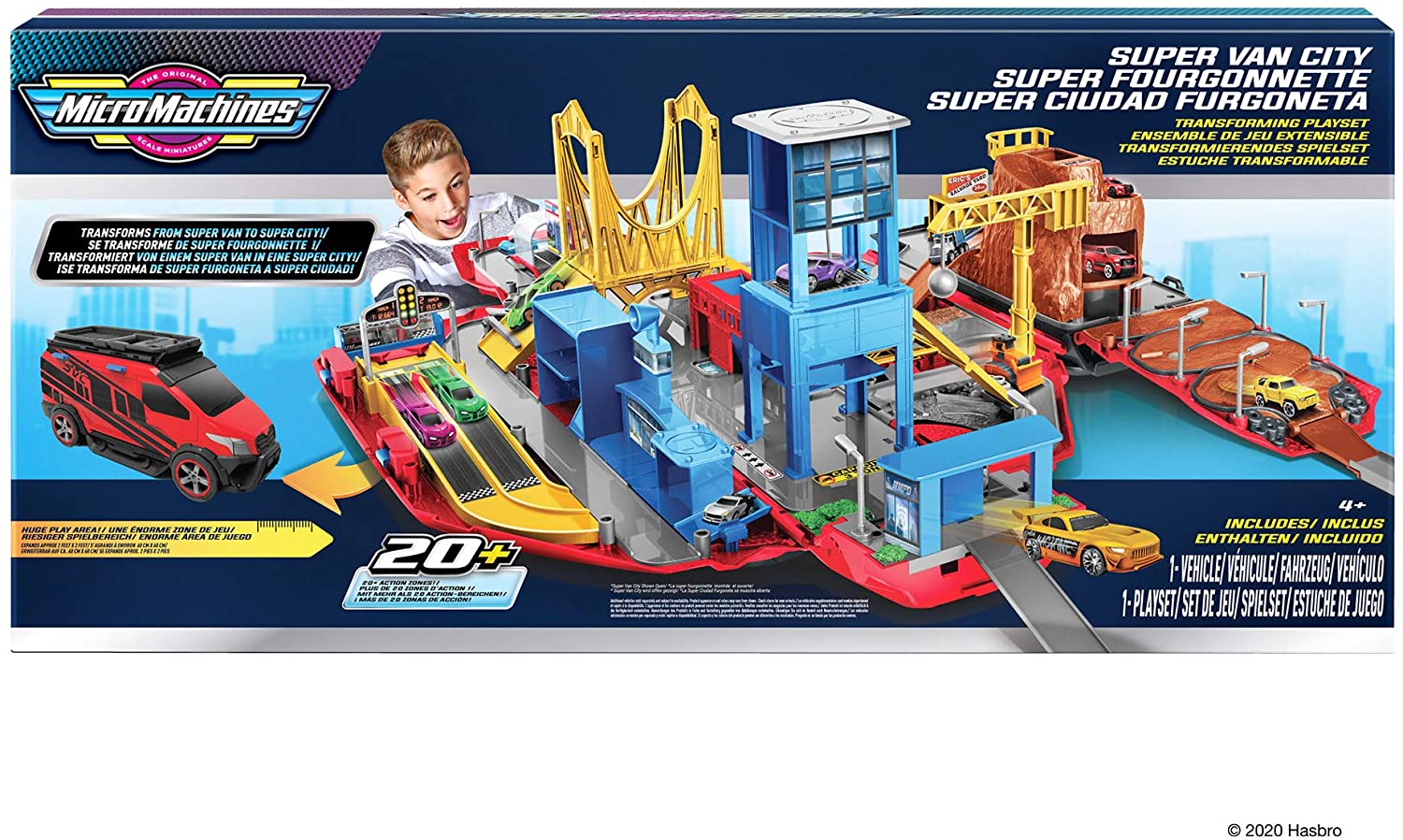 MICRO MACHINES MMW0042 SUPER VAN CITY PLAYSET