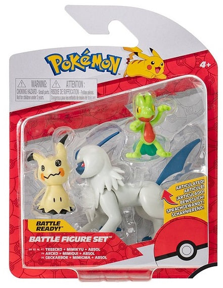 POKEMON PKW2679 BATTLE FIGURES TREECKO MIMIKYU ABSOL