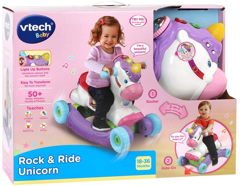 VTECH 192303 ROCK AND RIDE UNICORN