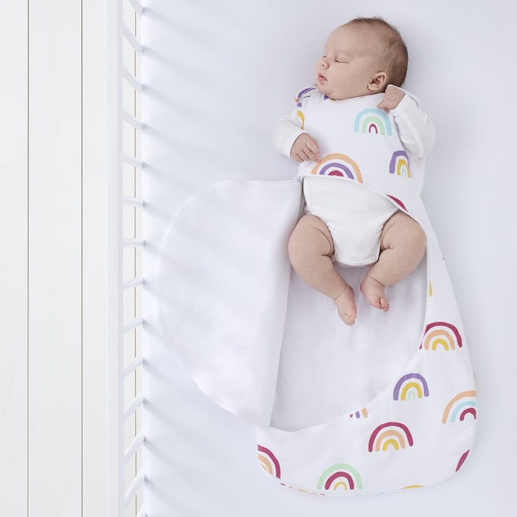 Snuz Pouch sleeping bag 6-18 months Multi Rainbow 2.5tog