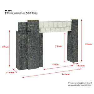 SCENECRAFT 44-0144 LUCSTON LOW RELIEF BRIDGE