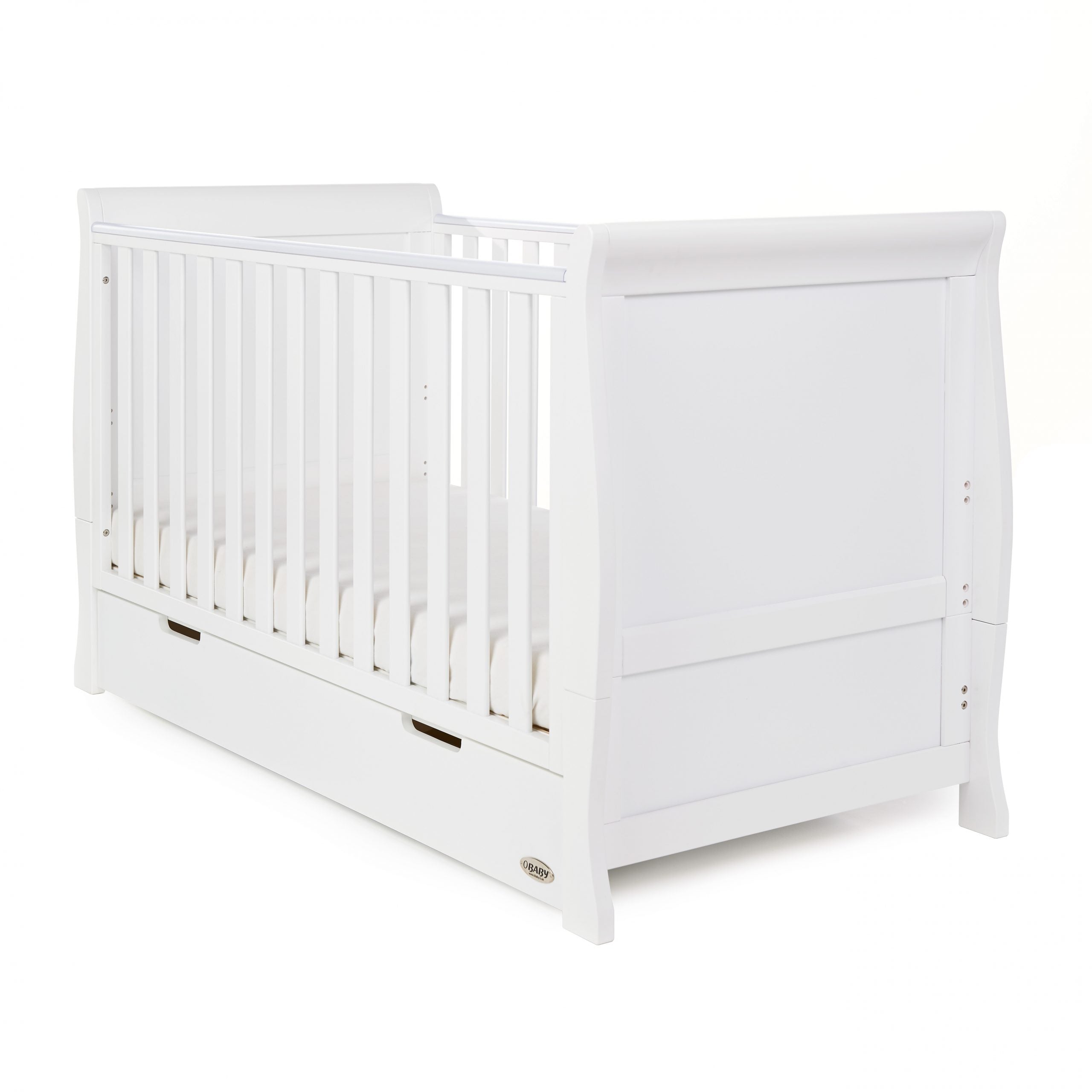 OBaby Stamford Classic Cot Bed with Drawer White