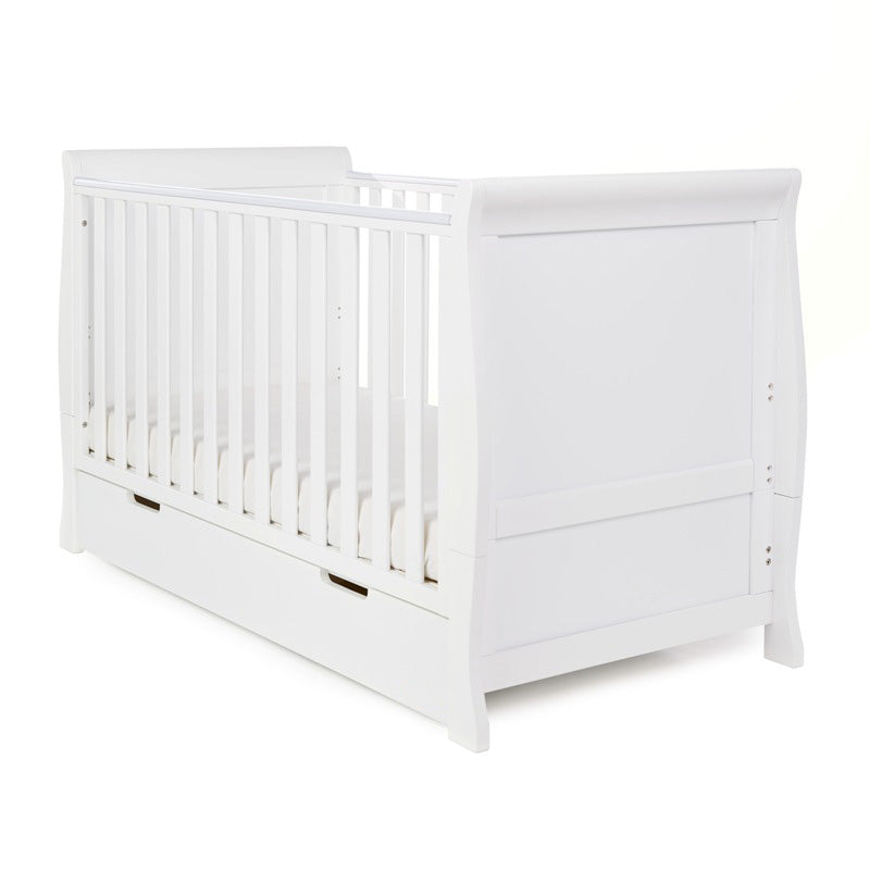 OBaby Stamford Classic Sleigh 3 piece room set white