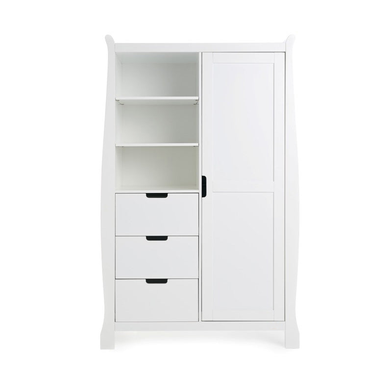OBaby Stamford Classic Sleigh 3 piece room set white
