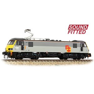 GRAHAM FARISH 371-781SF Class 90/0 90037 BR Railfreight Distribution Sector  N GAUGE SOUND FITTED