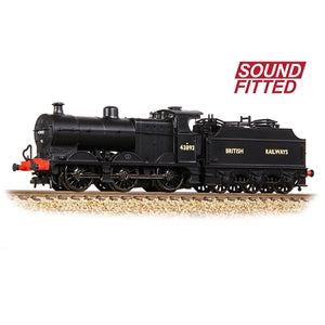 GRAHAM FARISH 372-064SF  MR 3835 4F with Fowler Tender 43892 BR Black (British Railways)   N GAUGE LOCO  SOUND FITTED