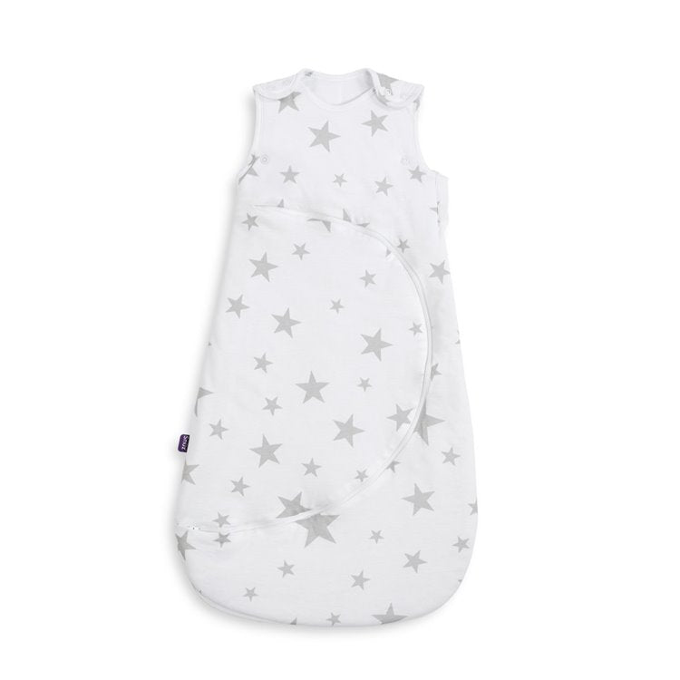 Snuz Pouch sleeping bag  0-6 months Grey Stars 2.5tog