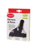 Clippasafe Harness & Reins - Black