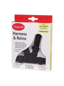 Clippasafe Harness & Reins - Black