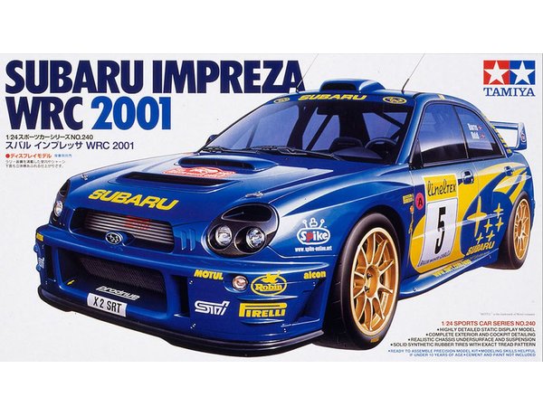 TAMIYA 24240 SUBARU IMPREZA WRC  1/24 SCALE