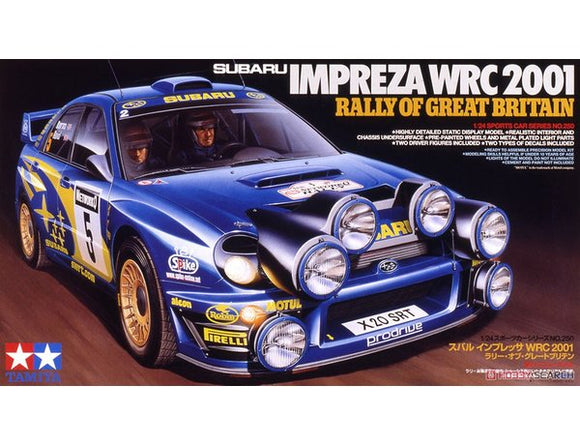 TAMIYA 24250 SUBARU IMPREZA WRC 2001 1/24 SCALE