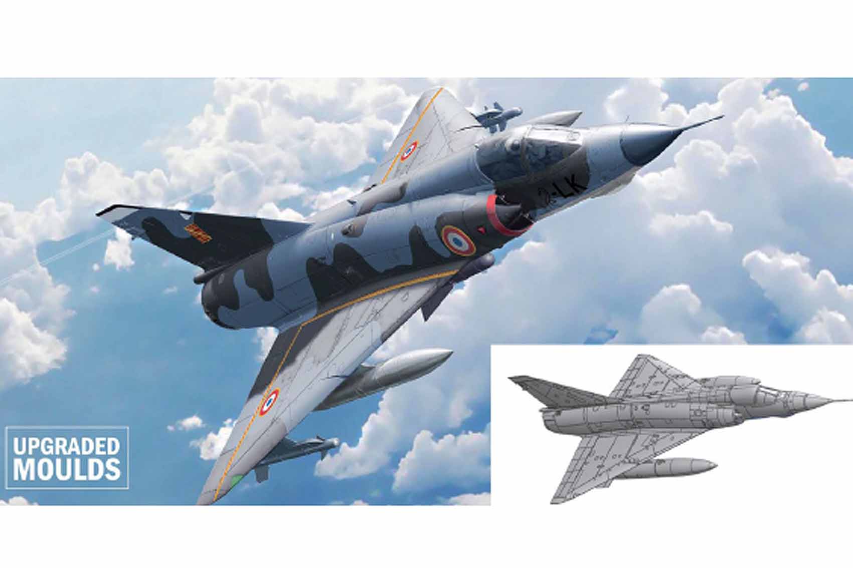 ITALERI 2510 MIRAGE III E/R  1/32 SCALE