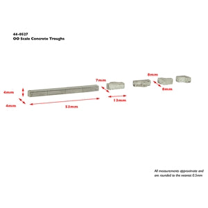 SCENECRAFT 44-0527  Lineside Troughs and Junctions