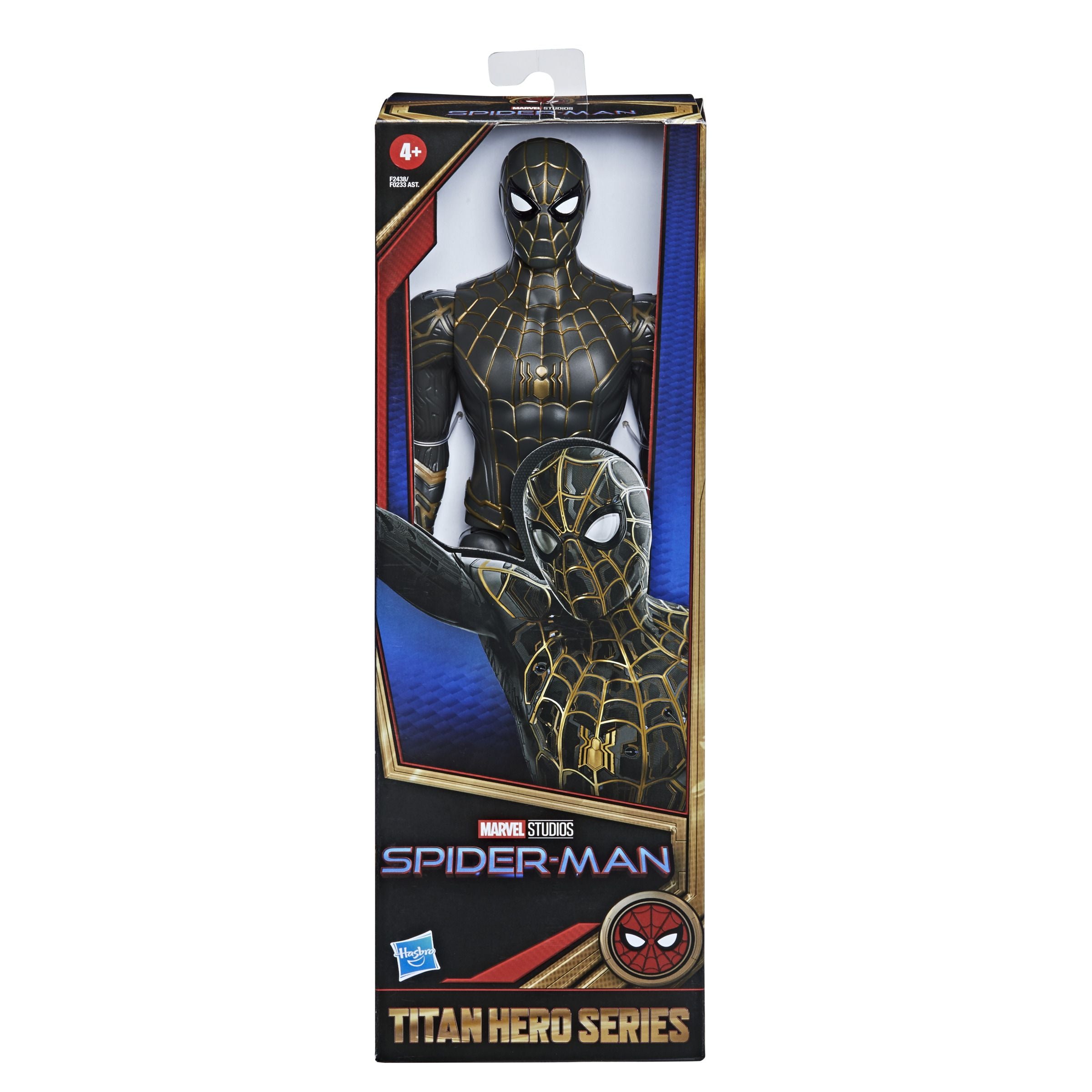 MARVEL F2438 SPIDERMAN TITAN HERO SERIES NEW BLACK & GOLD SUIT