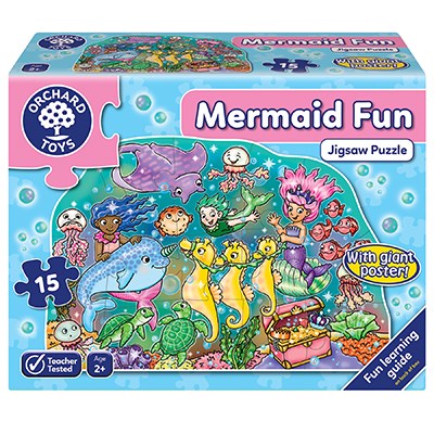 ORCHARD TOYS 294 MERMAID FUN JIGSAW PUZZLE & GIANT POSTER