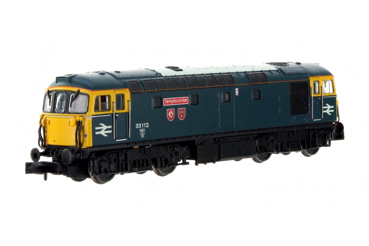 DAPOL N GAUGE 2D-001-023 CLASS 33/1 33112 TEMPLECOMBE BR BLUE DEPOT SPECIAL