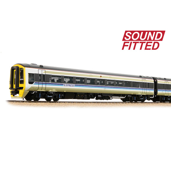 BACHMANN 31-496SF Class 158 2-Car DMU 158761 BR Provincial (Express) Sound Fitted