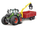 BURAGO 18-31653 FENDT 1050 VARIO TRACTOR + COMBINATION TRAILER
