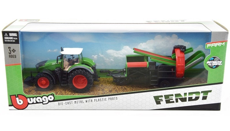 BURAGO 18-31666 FENDT 1050 VARIO WITH CULTIVATOR