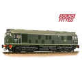 BACHMANN LOCOMOTIVE 32-440SF CLASS 24/1 D5135 BR GREEN SOUND FITTED