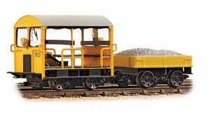Bachmann Locomotive 32-992 Wickham Trolley Car Engineers Yellow