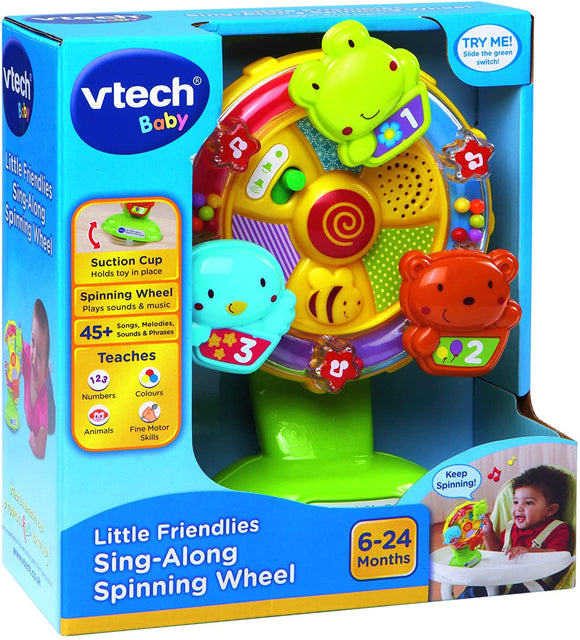 VTECH BABY 659038 LITTLE FRIENDLIES SING-ALONG SPINNING WHEEL
