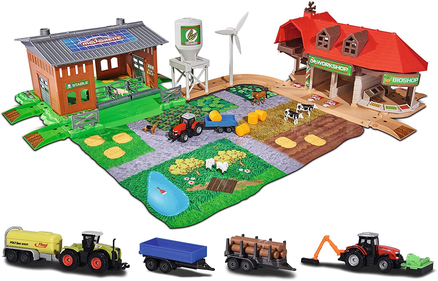 MAJORETTE 212050009 CREATIX BIG FARMYARD BIG PLAYSET