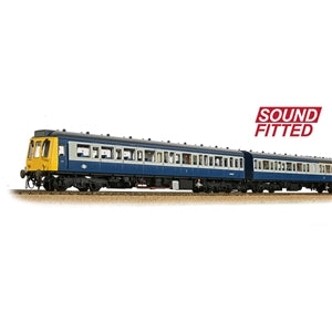 BACHMANN 35-501SF CLASS 117 3 CAR DMU BR BLUE AND GREY SOUND FITTED