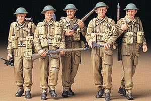 TAMIYA 35223 BRITISH INFANTRY ON PATROL  1/35 SCALE