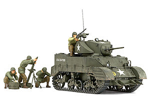 TAMIYA 35313 M5A1 U.S LIGHT  TANK 1/35 SCALE