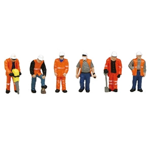 BACHMANN 36-049 TRACKSIDE WORKERS   OO SCALE FIGURES
