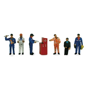 BACHMANN 36-051 TRACTION MAINTENANCE DEPOT WORKERS OO SCALE FIGURES