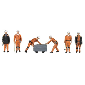 BACHMANN 36-400 1960/70S COAL MINERS OO SCALE FIGURES