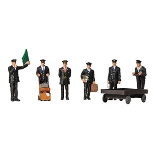 BACHMANN 36-404 1940/50S STATION STAFF OO SCALE FIGURES