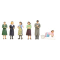 BACHMANN 36-406 SUBURBAN STREET SCENE OO SCALE FIGURES