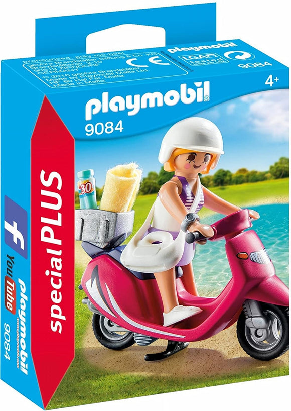 PLAYMOBIL 9084 SPECIALS PLUS BEACH GOER WITH SCOOTER
