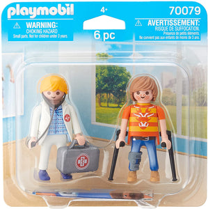 PLAYMOBIL 70079 CITY LIFE DUO PACK DOCTOR & PATIENT