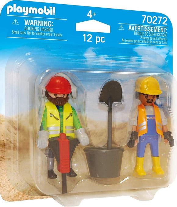 PLAYMOBIL 70272 CITY ACTION CONSTRUCTION DUO PACK CONSTRUCTION WORKERS