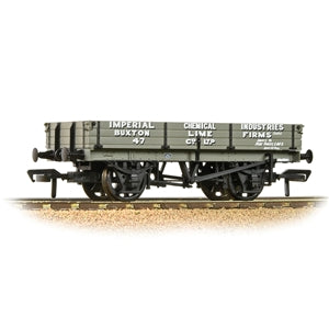 BACHMANN  37-925A 3 Plank Wagon 'ICI' Buxton Lime' Grey