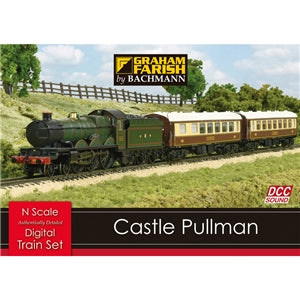 GRAHAM FARISH 370-160 N GAUGE TRAIN SET CASTLE PULLMAN DCC SOUND