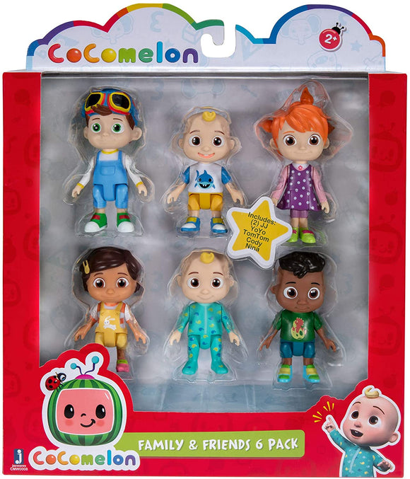 COCOMELON WT80107 FAMILY AND FRIENDS 6 PACK