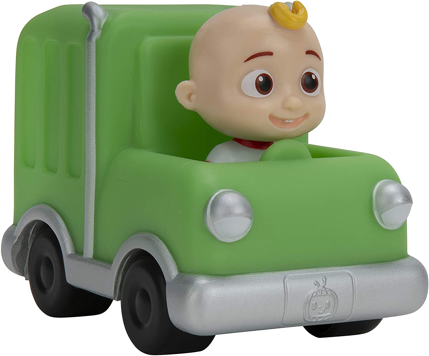COCOMELON WT80112 GREEN TRASH TRUCK PUSH ALONG