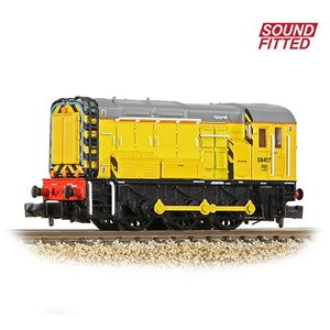 GRAHAM FARISH 371-011SF CLASS 08 NETWORK RAIL YELLOW SOUND FITTED  N GAUGE