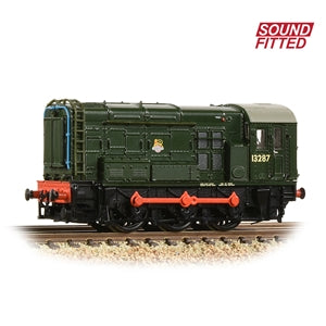 GRAHAM FARISH 371-013SF  CLASS 08 BR GREEN EARLY EMBLEM SOUND FITTED  N GAUGE