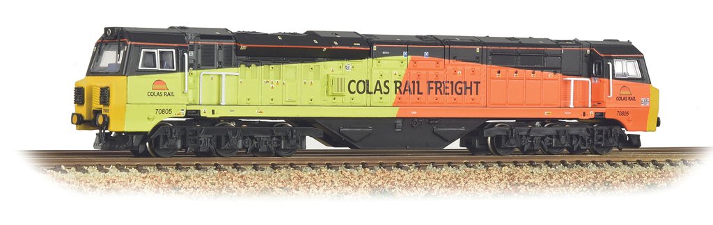 GRAHAM FARISH 371-641  CLASS 70 70805 COLAS  N GAUGE