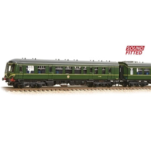 GRAHAM FARISH 371-887DS CLASS 108 THREE CAR DMU BR GREEN WITH SPEED WHISKERS  SOUND FITTED